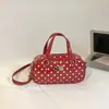 Bolso de Mano de Lunares para Bolos para Mujer, Nuevo de Verano 2026, Moderno, Exquisito, para el Trabajo, de Hombro, Cruzado