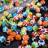 Dulce de colores pintado a mano frijoles de colores pequeños pulsera hecha a mano collar Joyería pendientes accesorios con cuentas DIY cuentas de crema