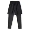 26 Verano Fitness Conjunto de Dos Piezas Deportivo Baloncesto Hip-Hop Elástico Ajustado Casual Pantalones Cortos para Hombre Moderno Ins