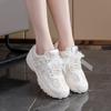 Nuevos Zapatos de Entrenamiento Casuales de Encaje de Verano 2026 para Mujer, Zapatillas Retro de Malla Transpirable de Diseño de Nicho para Mujer L0802
