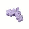 Nuevo Clip de Frangipani de Color Caramelo Clip para el Cabello de Tres Flores Parte Trasera de la Cabeza Clip de Tiburón Clip para Cola de Caballo Accesorios para el Cabello