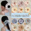 Scrunchies de encaje dulces y delicados para niños, ligas para el cabello extragrandes estilo coreano, perfectos para moños y colas de caballo de niñas pequeñas.