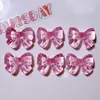 Acessórios de acrílico acessórios diy sapatos flor material artesanal papelaria clipe patch acessórios de palha laço colorido