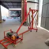 Guindaste Móvel de Braço Reto para Interior e Exterior, Guindaste para Vidros de Janelas e Portas, Guindaste Doméstico Pequeno para Elevação e Abaixamento de Janelas em Altura