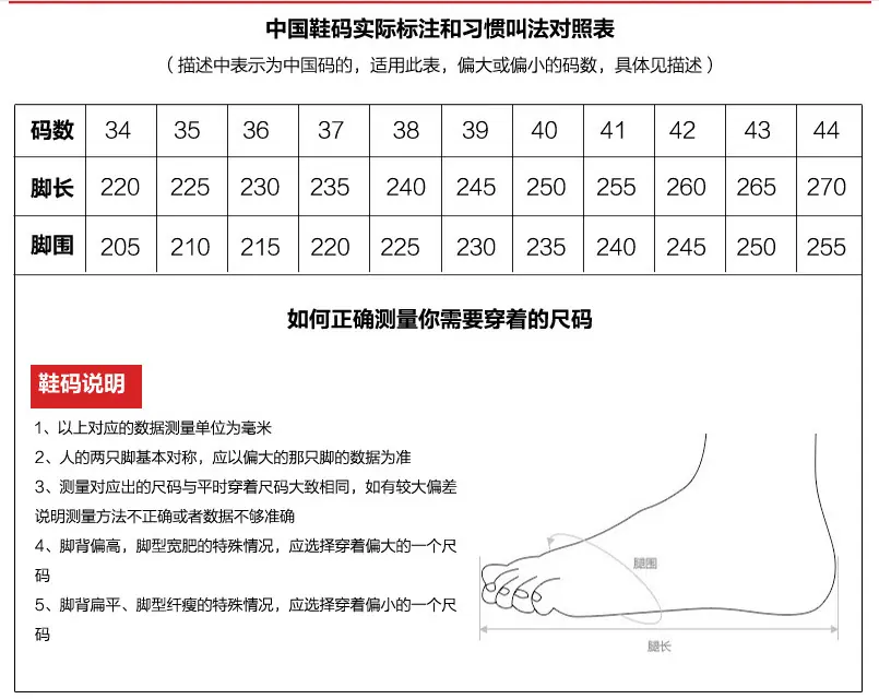5鞋码
