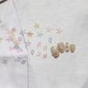 Japonês e coreano Magic Color Aurora Nail Star Jewelry Resina Diamond Stereo Ice Conch Jelly Ocean Wind Nail Drill