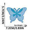 Mil Vitórias Novo Tecido Colorido com Bordado de Borboleta Patch Decoração de Borboleta Desenho Animado Patch para Roupa Jaqueta Puffer Termocolante Em Estoque