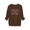 Orgulloso Patrocinador de la Nueva Sudadera Gruesa de Felpa Moda Otoño e Invierno para Mujer Base de Amazon