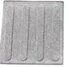 Ladrillo Guía de Cemento Pieza Lado Cuadrado Ladrillo Guía de Banqueta Ladrillo Punto Ciego Imitación Piedra Gris Sésamo Ladrillo Permeable