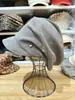Boina de Algodón Plegada Estilo Retro Japonés al por Mayor para Mujer, Nuevo Estilo Verano 2025, Sombrero Holgado Adelgazante, Sombrero de Artista Pintor