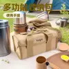 Bolsa de Armazenamento Multifuncional para Camping ao Ar Livre Amazon Bolsa de Armazenamento Portátil Conjunto de Chá Bolsa de Armazenamento para Mudança