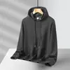 Sudadera deportiva para hombre engrosada, nuevo modelo 2025, chaqueta con capucha para primavera y otoño, top casual de moda de marca ins