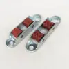Acessórios de roldana para portas e janelas de aço plástico tipo 8088 roda de canal duplo acessórios de roldana para portas de correr rolete para janela de correr
