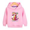 Suéter con capucha de unicornio para niños y niñas otoño 2022 Primavera y Otoño nueva ropa infantil de estilo occidental bebé top casual para combinar con todo