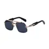[Personalizado] Gafas de Sol sin Montura Estilo Steampunk para Hombre, Gafas de Sol Cuadradas de Alta Gama para Conducir para Hombre