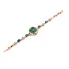 2025 Nuevo Reloj de Cuarzo Pequeño Verde Casual y Elegante para Mujer de Gama Alta Impermeable con Pulsera Regalo Reloj de Lujo Ligero de Jade