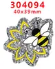 Acessórios de Acrílico Desenho Animado com Glitter Transfronteiriço Acessórios para Joias DIY de Resina Patch Grampo de Cabelo Grampo de Cabelo Gt-Y-304001