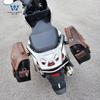 Muscle car Lobo adequado para Haojue AFR125 caixa lateral envolvente de borda lateral bolsa lateral bolsa para capacete motocicleta modificada bolsa de viagem impermeável