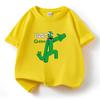 Camiseta de manga corta para niño Rainbow Friends, ropa de verano para niño 2023, nueva camiseta de algodón de media manga estilo occidental para niña.