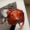 2025 Nueva Bolsa Pequeña Senmeng Bolso de Mujer Moda Pony Boston Almohada Bolso Piel Suave Elegante Bolso de Hombro Cruzado