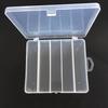 Caja Grande de Cinco Compartimentos al por Mayor Caja para Señuelos de Hierro Luya Caja de Accesorios de Pesca Caja de Plástico para Cebo de 5 Compartimentos