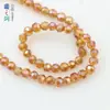 Venta al por mayor 10/12MM cuentas esféricas 32 caras pulsera accesorios de joyería coloridos color de alta temperatura cuentas de cristal multicorte