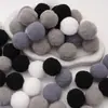 Poliéster Color Alta Elasticidad Pompon Bola de Felpa Pequeña Niños de Jardín de Infancia DIY Decoración Hecha a Mano Material Accesorios Pompon Pequeño