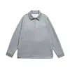 Roupas Masculinas North Boundary Marca Americana Moderna Outono 2025 Novo Top Pulôver com Zíper e Gola Lapela Moletom Waffle Masculino