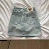 Saia jeans bordada estilo americano vintage com laço, saia feminina de verão, saia hip hop, linha A, saia slim look