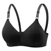 En stock Nueva Ropa Interior para Niñas Sin Aros Hilo Color Sólido Simple Push-up Taza Fina Moldeada Anti-deslizamiento Transpirable Sujetador