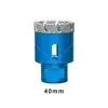 Abridor de Furo Diamantado Chanfrado Soldado M14 Expansor de Furo para Mármore Granito Azulejo para Esmerilhadeira