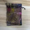 Amazon Halloween Bolsa de Gasa con Cordón Bolsa de Regalo con Cordón Red de Araña Festival de Fantasmas Estampado en Caliente Dulcero Bolsa de Organza