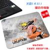 Tamanho pequeno Naruto legal Japonês lavável base para computador borda bloqueada bidimensional simples desenho animado Criativo mouse pad