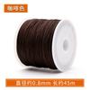 Não. 72 linha de jade 45 m diy artesanal trançado linha pingente corda vermelha trançada corda pulseira colar corda Taiwan linha de jade atacado