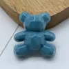 DIY bolsa plana acrílica urso não poroso capa de celular acessórios explosões de verão produção de cola de gota acessórios de cabelo atacado