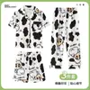 Pijama de Verano para Niñas, Camiseta de Manga Corta y Pantalones Largos, Nuevo Cárdigan Estilo Coreano, Conjunto de Tres Piezas para el Hogar para Niños Mayores