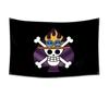Bandera pirata de una pieza de 60 x 90 cm al por mayor, bandera de carretera con sombrero de paja, bandera voladora de alta calidad