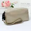 Bolsa de Pulso Multifuncional Apple Tela Grande Bolsa de Três Camadas Bolsa de Celular Retrátil Bolsa de Mão Feminina para Moedas e Chaves Bolsa de Festa
