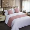 Roupa de Cama de Hotel de Cor Sólida, Toalha de Pé de Cama de Luxo Leve, Bandeira de Cama Estilo Nórdico para Pousadas, Cobertura de Cama, Toalha de Cama Simples