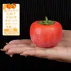 Modelo de caqui de simulación adornos de fruta falsa linterna roja fotografía de ventana accesorios de fotografía decoración de frutería sala de estar