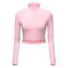 Suministro de fábrica Ropa de golf TTYGJ Ropa de protección solar de verano Ropa base de seda helada para mujer cintura alta manga media larga