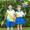 Uniforme escolar estudiantes de primaria uniforme de clase traje deportivo niños uniforme escolar de jardín de infantes traje de actuación arcoíris verano ropa para foto de graduación