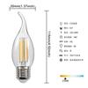 Lâmpada LED Estilo Edison E27E26 Rosca Iluminação Iluminação C35 Rabo de Puxar G45 Lâmpada de Filamento Retro Transfronteiriço