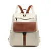 Mochila transfronteriza para mujer, estilo coreano, nueva colección otoño 2026, material PU moderno, diseño único, adecuada para viajes y escuela, mochila de estudiante de moda
