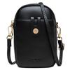 Bolsa Feminina para Celular 2026 Novo Modelo Porta-Cartões Integrado Estilo Vertical Fecho de Fivela Zíper Bolsa de Ombro Grande Capacidade Bolsa Transversal Feminina