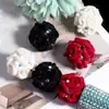 Nuevas Cuentas de Terciopelo Vintage Dobles C con Agujero Recto para DIY, Cuentas Sueltas para Cadenas de Teléfono, Llaveros, Cadenas de Bolsos y Accesorios de Joyería