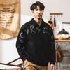Sudadera Retro Americana de Peso Pesado 380g para Hombre, Camisa Polo Casual de Manga Larga para Otoño para Hombre, Nuevo Estilo Holgado 2026 para Hombre
