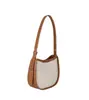 Bolso de Silla de Lona RPET Estilo Japonés, Bolso de Hombro de Lona de Color Contrastante, Bolso de Axila RPET Transfronterizo, Fábrica Personalizada