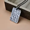 999 Pies Plata Amarillo Dios de la Riqueza Colgante Redondo Hecho a Mano para Pastel Hombres y Mujeres Personalidad Colgante de Plata de la Suerte Ocho Tesoros Auspiciosos Ping An Nafu