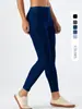 Jeans de Yoga Rectos de Cintura Alta Ajustados Transfronterizos para Mujer, Alta Elasticidad, Bolsillo Doble, Adelgazantes, Transpirables, Pantalones Casuales para Fitness